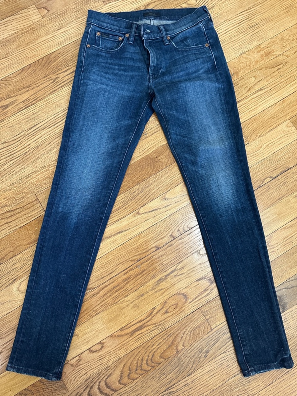 Polo by Ralph Lauren Women's Blue Skinny Jeans (size 2/3)